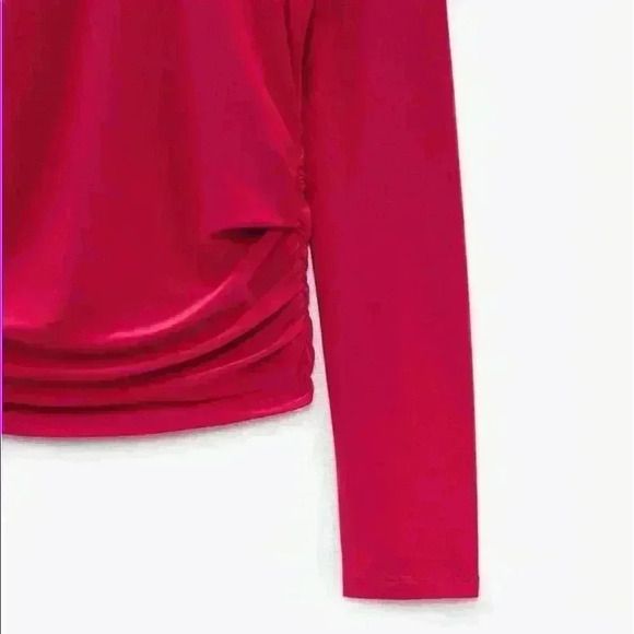 Zara Top With Gathered Sides - Picture 4 of 8